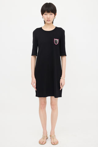 Chanel Wool Jersey T-Shirt Dress