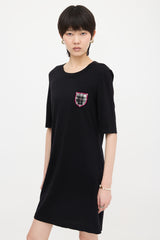 Chanel Wool Jersey T-Shirt Dress