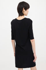 Chanel Wool Jersey T-Shirt Dress