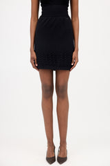 Chanel Wool Knit Midi Skirt