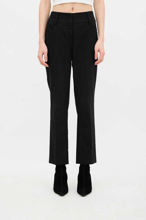 Chanel Wool & Cashmere Tapered Pant