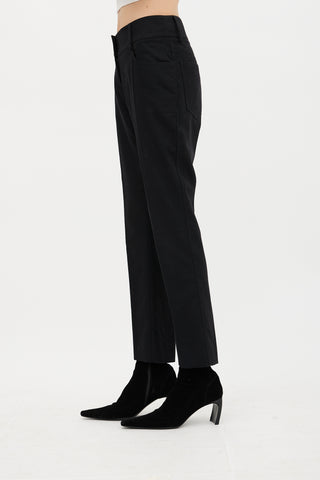 Chanel Wool & Cashmere Tapered Pant
