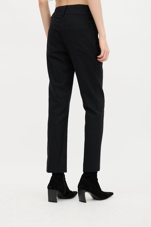 Chanel Wool & Cashmere Tapered Pant