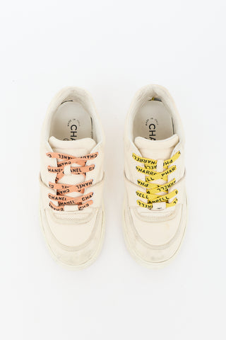 Chanel X Pharrell Leather Low Top Sneaker