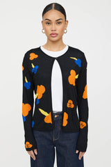 Chanel 2001 Knit Floral Cardigan
