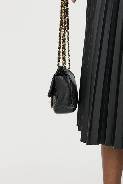 Chanel 2015 Leather Chevron Surpique Bag