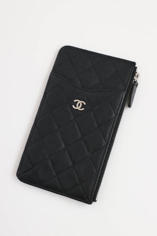 Chanel2019 Caviar Classic Flat Wallet