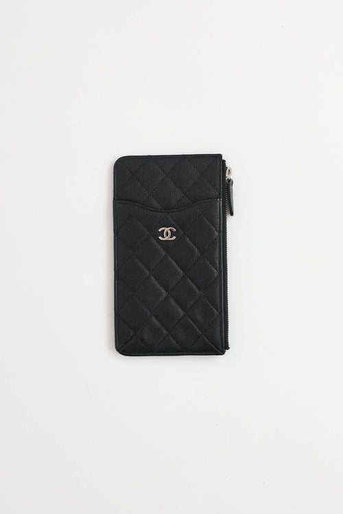Chanel2018 Caviar Classic Flat Wallet