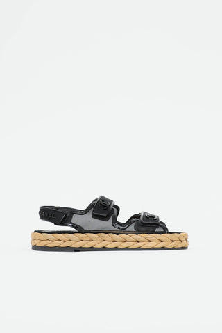 Mesh Espadrille Dad Sandal