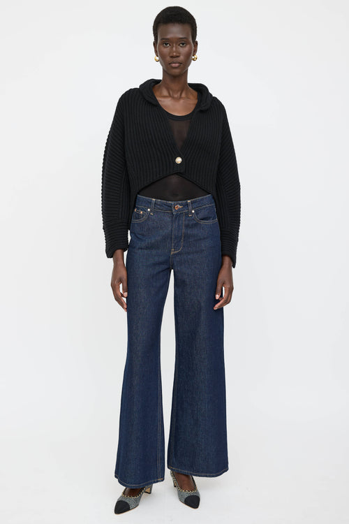 Chanel Cashmere Shawl Cardigan