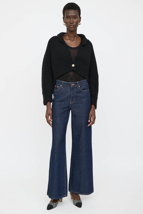 Chanel Cashmere Shawl Cardigan