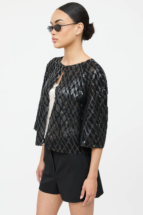Chanel FW12 Lace Open Jacket