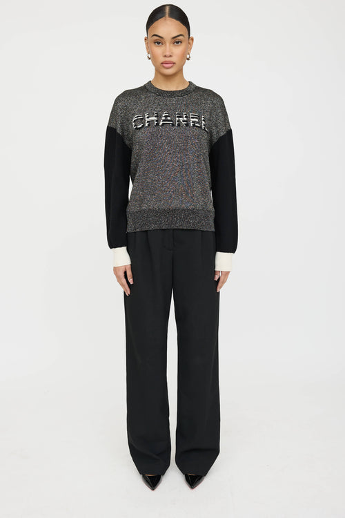 Chanel 2021 Metallic Sweater