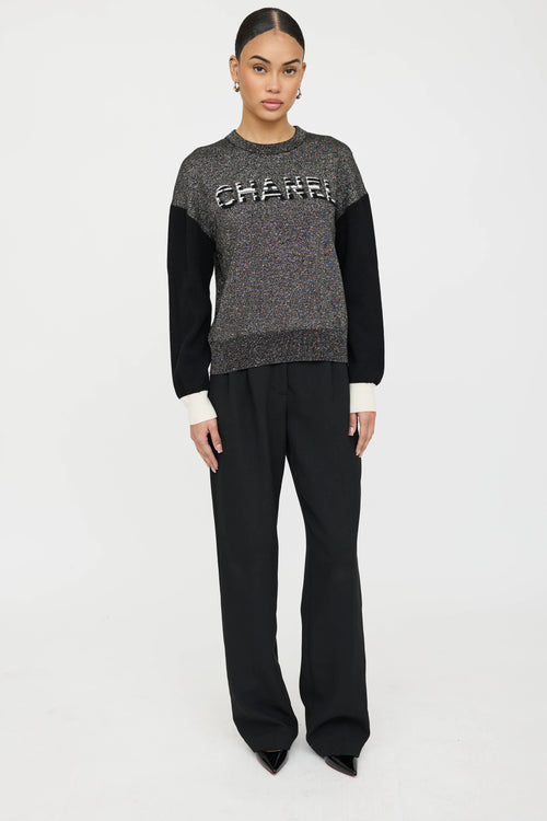 Chanel 2024 Metallic Sweater