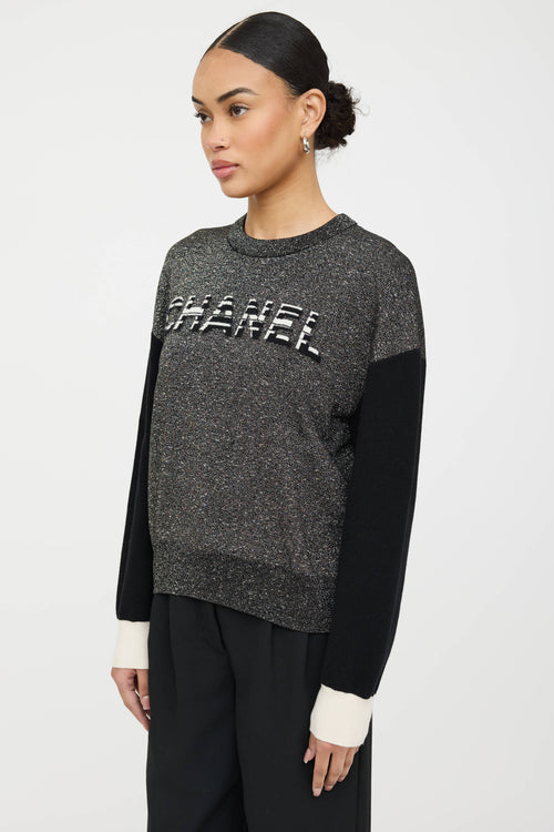 Chanel 2022 Metallic Sweater