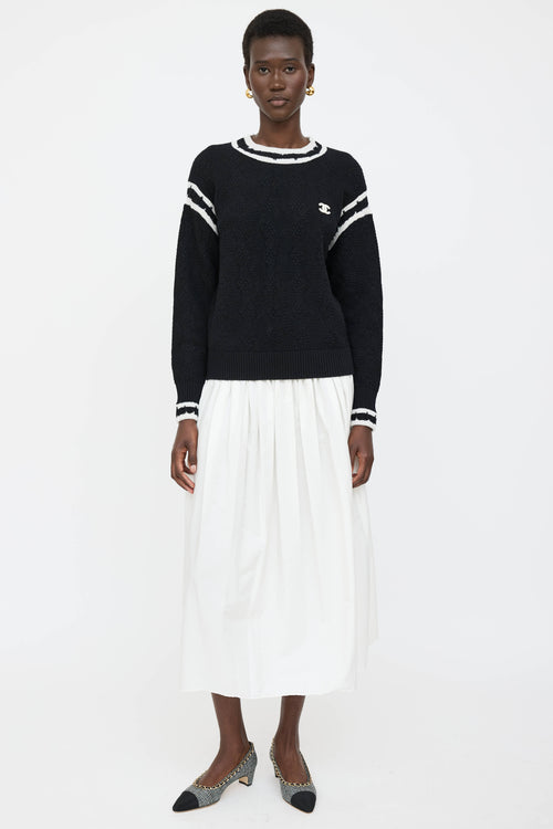 Chanel Cashmere Logo Sweater