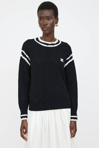 Chanel Cashmere Logo Sweater