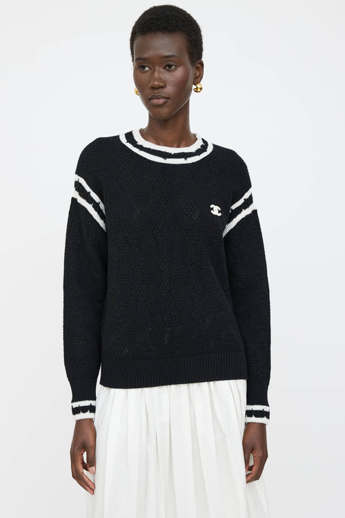 Chanel Cashmere Logo Sweater