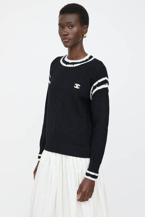 Chanel Cashmere Logo Sweater