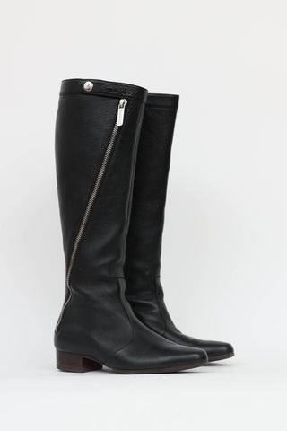 Chanel 2008 Leather Riding Boot
