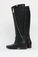 Chanel 2008 Leather Riding Boot