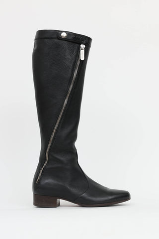 Chanel 2008 Leather Riding Boot
