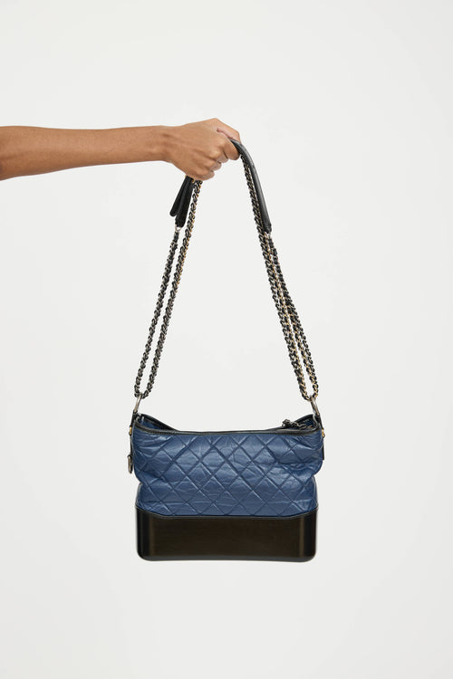 Chanel 2017 Leather Gabrielle Contrast Bag