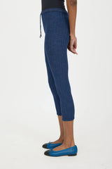 Chanel Wool Knit Logo Trouser