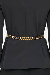 Chanel 1970's Braided Chain Link Leather Belt