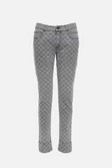 Chanel Quilted Slim Jeans
