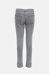 Chanel Quilted Slim Jeans
