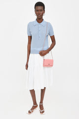 Chanel 2011 Camellia Embossed Wallet on Chain Bag