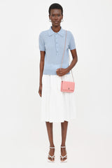 Chanel 2011 Camellia Embossed Wallet on Chain Bag