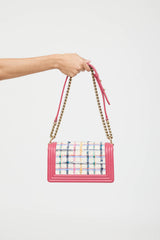 Chanel 2021 Medium Tweed Boy Bag