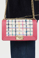 Chanel 2024 Medium Tweed Boy Bag