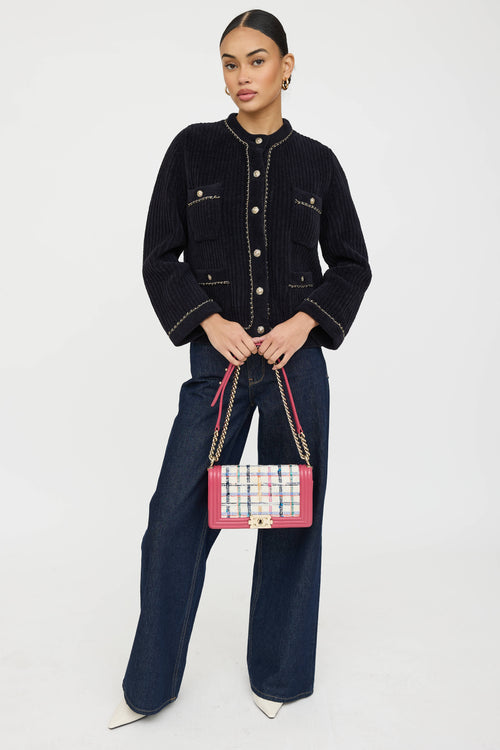 Chanel 2026 Medium Tweed Boy Bag