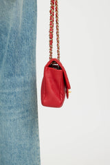 Chanel 2015 Leather Chevron Surpique Bag