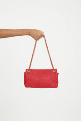 Chanel 2015 Leather Chevron Surpique Bag