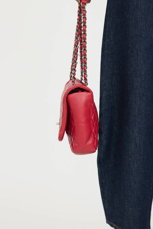 Chanel 2012 Leather Bubble Flap Quilted Bag