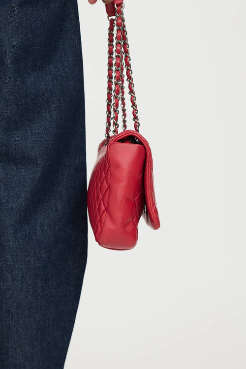 Chanel 2012 Leather Bubble Flap Quilted Bag