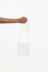 Chanel 2019 Vertical Pearl Flap Bag