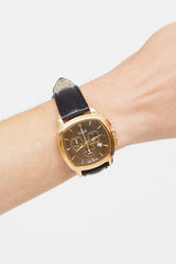 Charmex Black Daytona Quartz Movement Watch