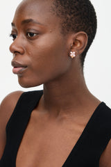Chaumet Rose Gold Hortensia Aube Rosée Earrings