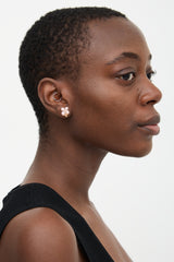 Chaumet Rose Gold Hortensia Aube Rosée Earrings