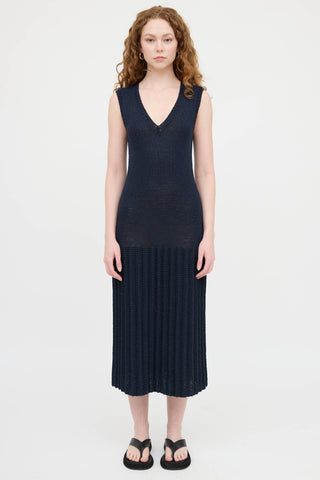 Malorie Urbanovitch Knit Maxi Dress
