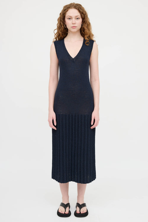 Malorie Urbanovitch Knit Maxi Dress