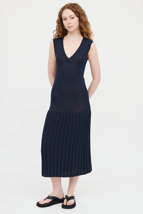 Malorie Urbanovitch Knit Maxi Dress