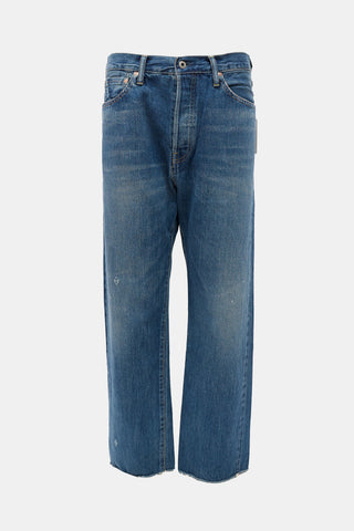 Chimala Distressed Straight Leg Jeans