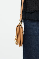 Chloe Beige Leather Shoulder Bag