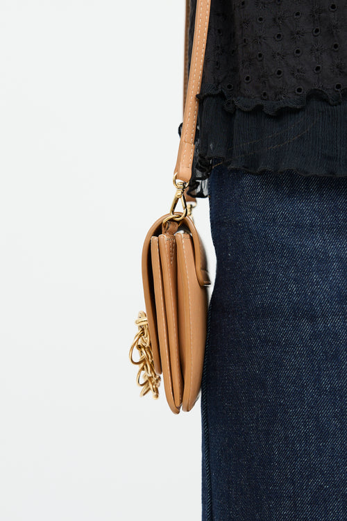 Chloe Beige Leather Shoulder Bag